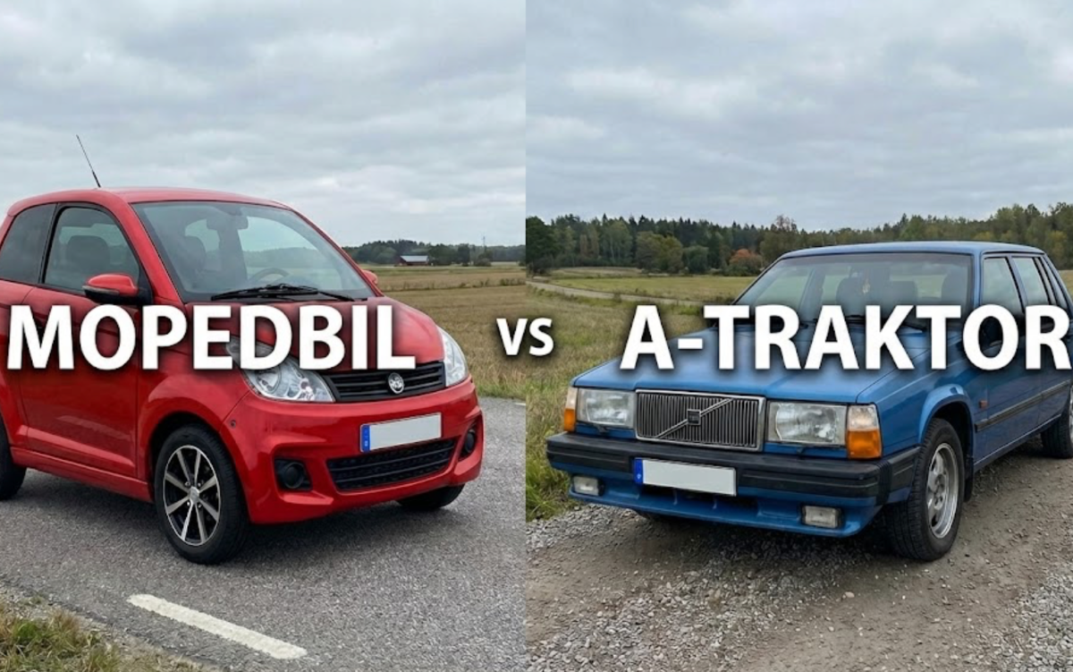 Mopedbil eller A-traktor? | AM-Körkort.se